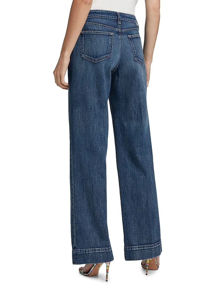 L'Agence Women's Nolan High-Rise Patch Pocket Wide-Leg Jeans | Thumbnail 5 L'Agence Women's Nolan High-Rise Patch Pocket Wide-Leg Jeans | Thumbnail 5