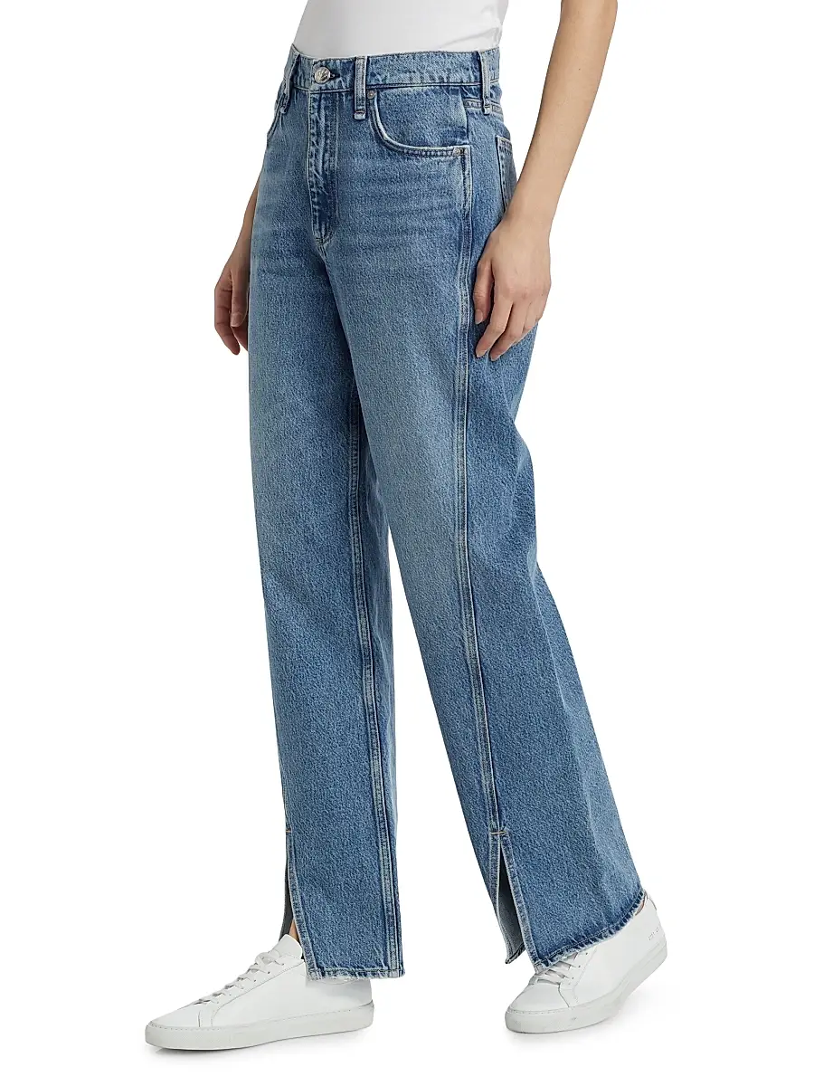 rag & bone Women's Shea High-Rise Relaxed Straight Jeans | Thumbnail 4 rag & bone Women's Shea High-Rise Relaxed Straight Jeans | Thumbnail 4