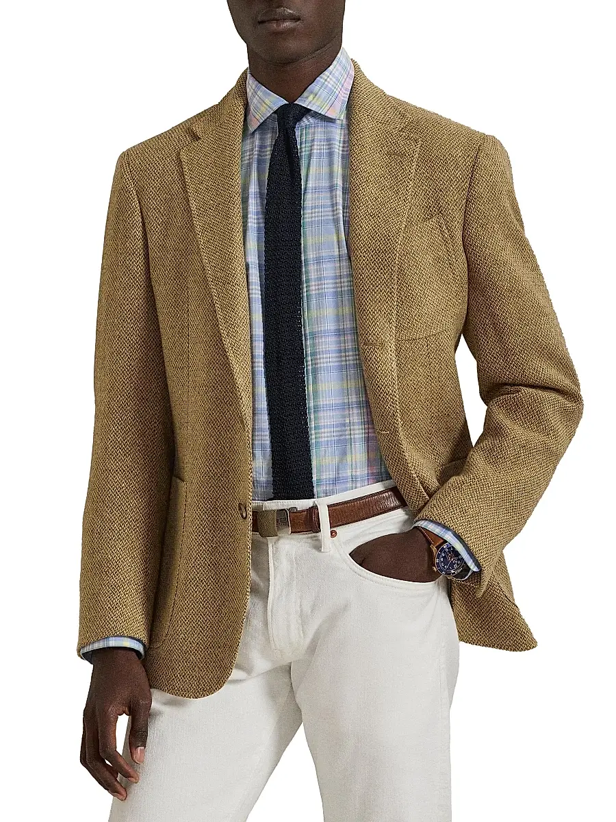 Polo Ralph Lauren Men's Check Cotton Poplin Shirt | Thumbnail 6 Polo Ralph Lauren Men's Check Cotton Poplin Shirt | Thumbnail 6