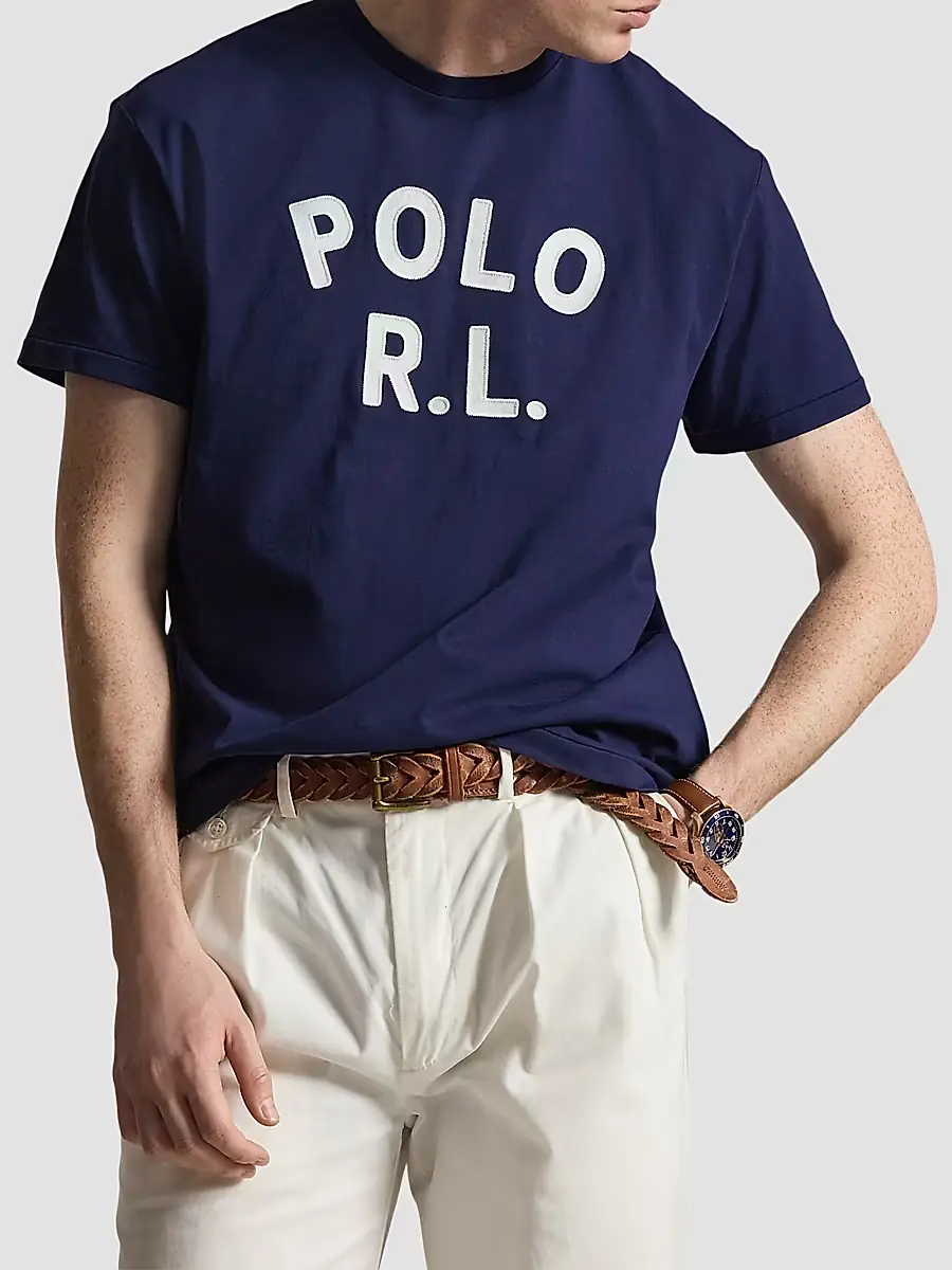 Polo Ralph Lauren Men's Classic-Fit Logo Jersey T-Shirt | Thumbnail 4 Polo Ralph Lauren Men's Classic-Fit Logo Jersey T-Shirt | Thumbnail 4