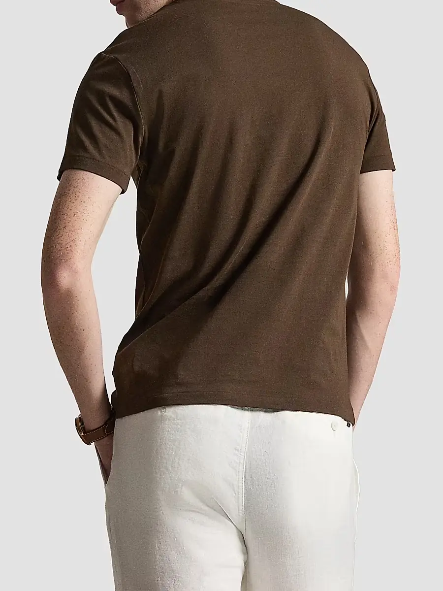 Polo Ralph Lauren Men's Custom-Slim-Fit Jersey Crewneck T-Shirt | Thumbnail 3 Polo Ralph Lauren Men's Custom-Slim-Fit Jersey Crewneck T-Shirt | Thumbnail 3