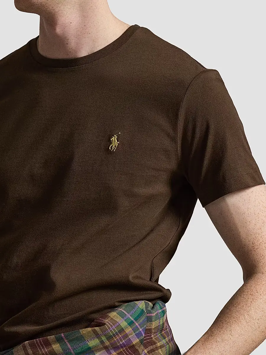 Polo Ralph Lauren Men's Custom-Slim-Fit Jersey Crewneck T-Shirt | Thumbnail 5 Polo Ralph Lauren Men's Custom-Slim-Fit Jersey Crewneck T-Shirt | Thumbnail 5