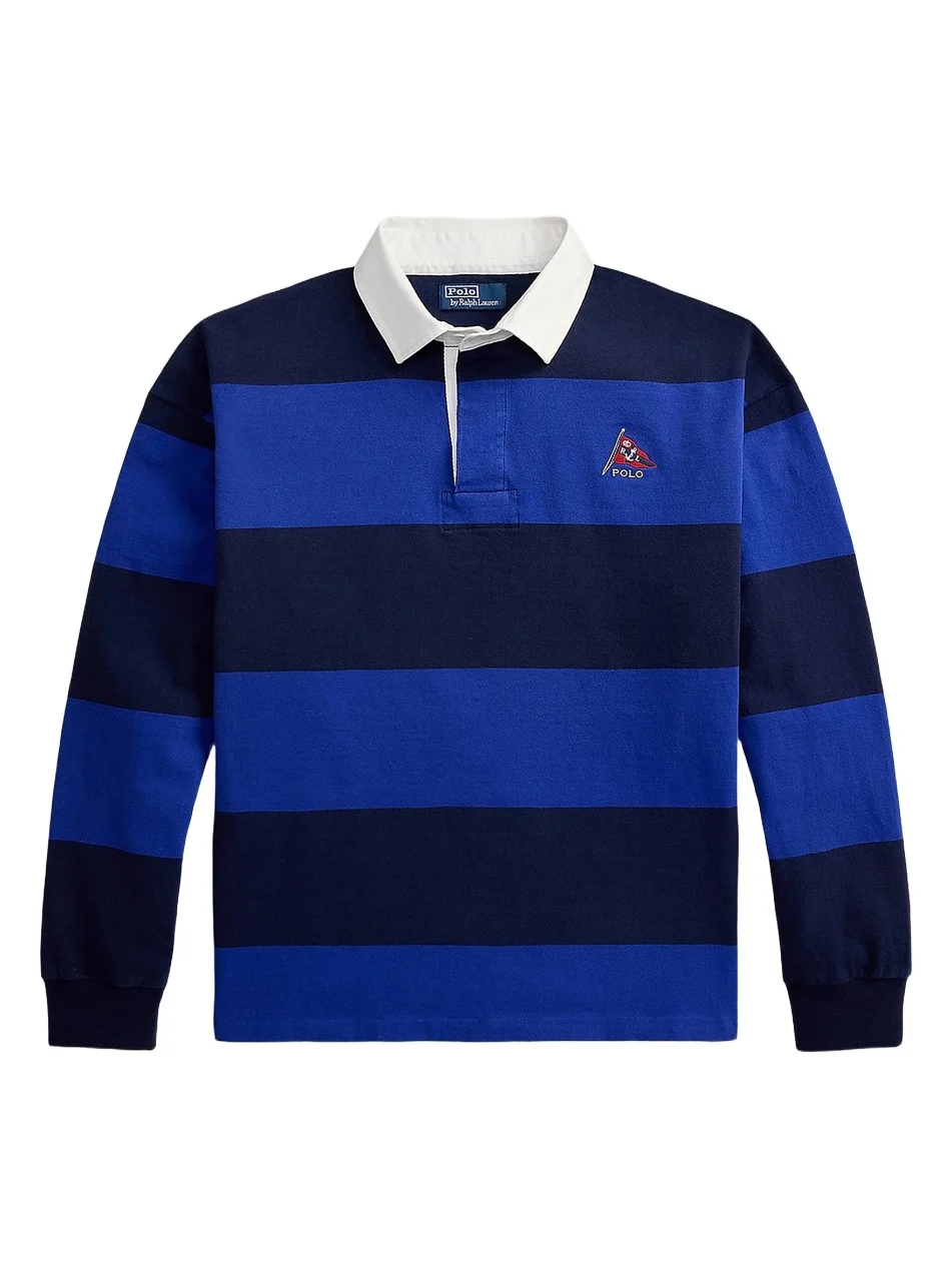 Men's Striped Jersey Rugby Shirt