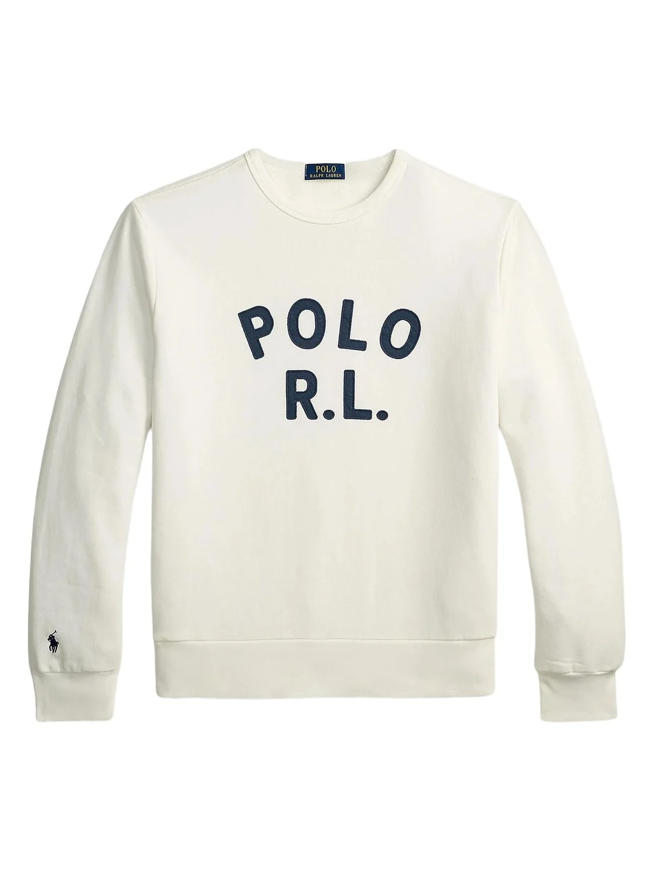 Men's Logo Cotton-Blend Crewneck Sweatshirt Men's Logo Cotton-Blend Crewneck Sweatshirt