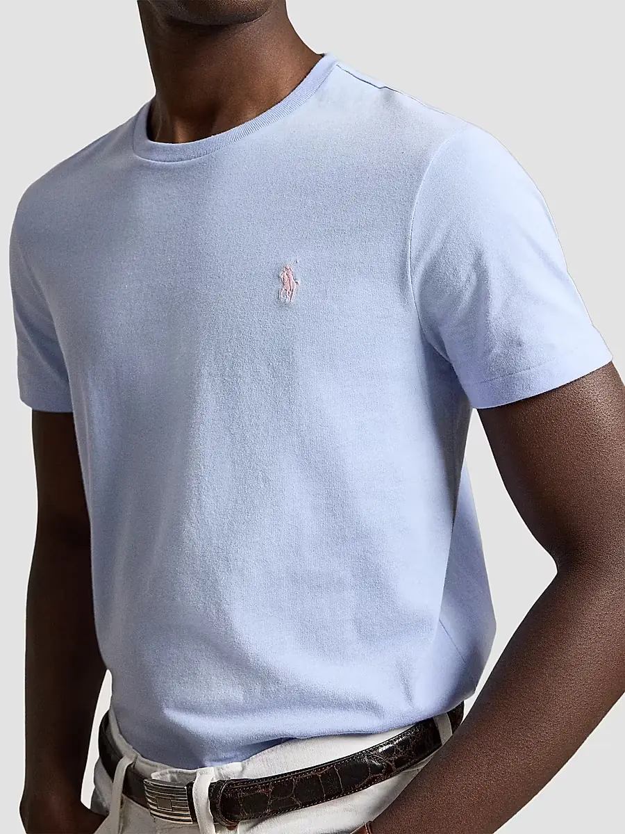 Polo Ralph Lauren Men's Custom-Slim-Fit Jersey Crewneck T-Shirt | Thumbnail 5 Polo Ralph Lauren Men's Custom-Slim-Fit Jersey Crewneck T-Shirt | Thumbnail 5