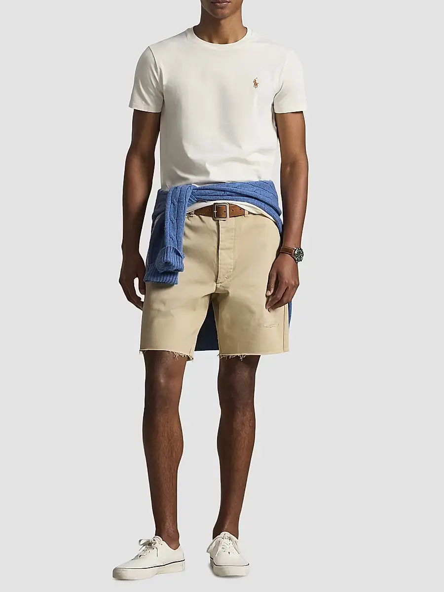 Polo Ralph Lauren Men's Custom-Slim-Fit Jersey Crewneck T-Shirt | Thumbnail 2 Polo Ralph Lauren Men's Custom-Slim-Fit Jersey Crewneck T-Shirt | Thumbnail 2