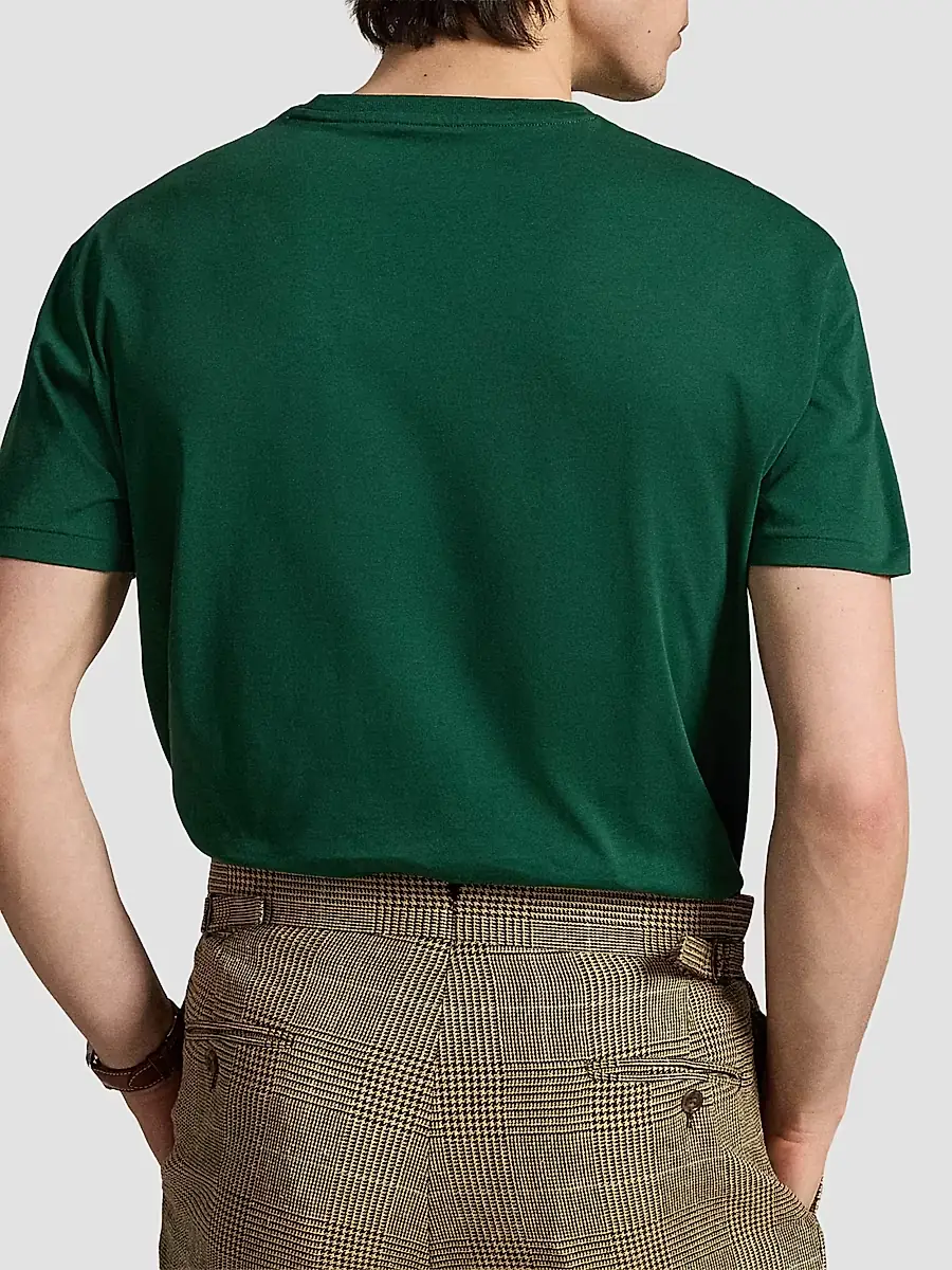 Polo Ralph Lauren Men's Custom-Slim-Fit Jersey Crewneck T-Shirt | Thumbnail 3 Polo Ralph Lauren Men's Custom-Slim-Fit Jersey Crewneck T-Shirt | Thumbnail 3