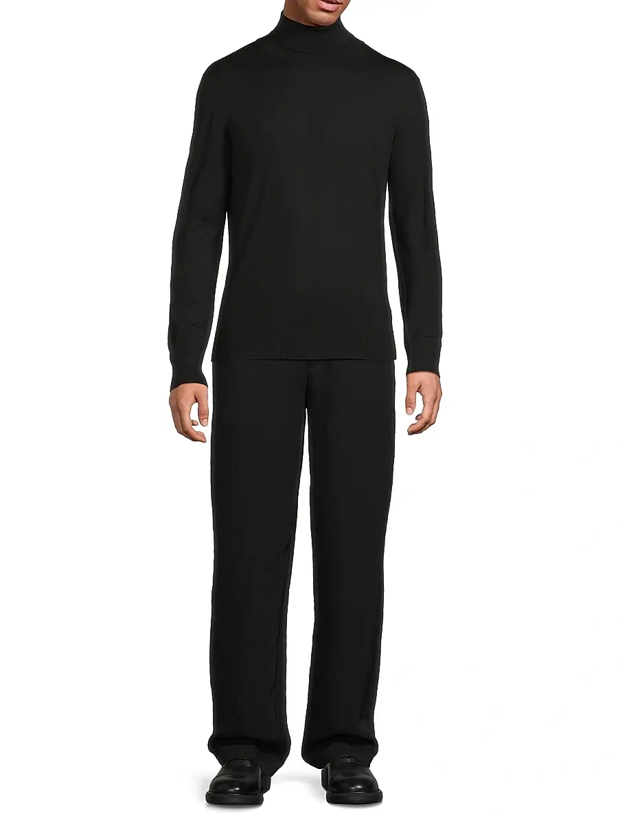 Stefano Ricci Men's Wool Turtleneck Sweater | Thumbnail 2 Stefano Ricci Men's Wool Turtleneck Sweater | Thumbnail 2