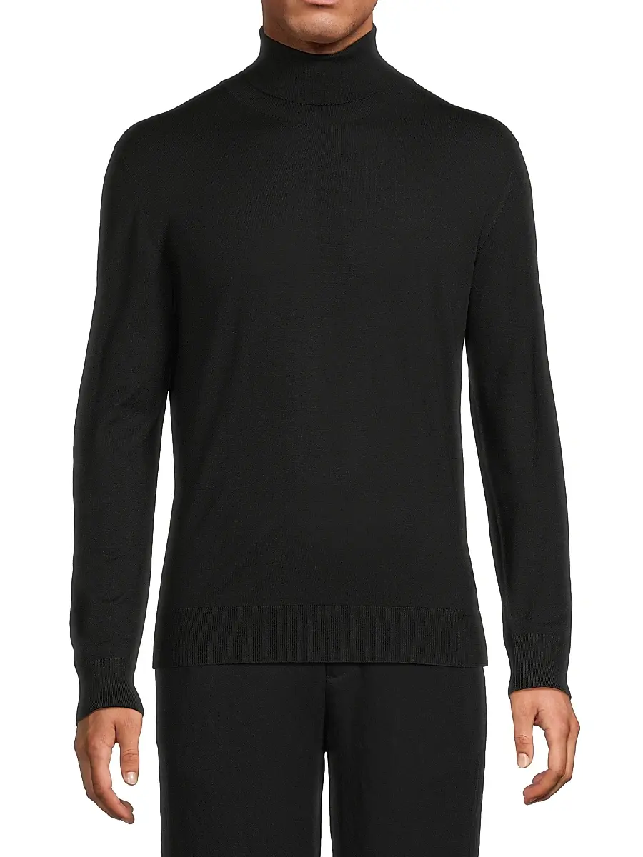 Stefano Ricci Men's Wool Turtleneck Sweater | Thumbnail 3 Stefano Ricci Men's Wool Turtleneck Sweater | Thumbnail 3