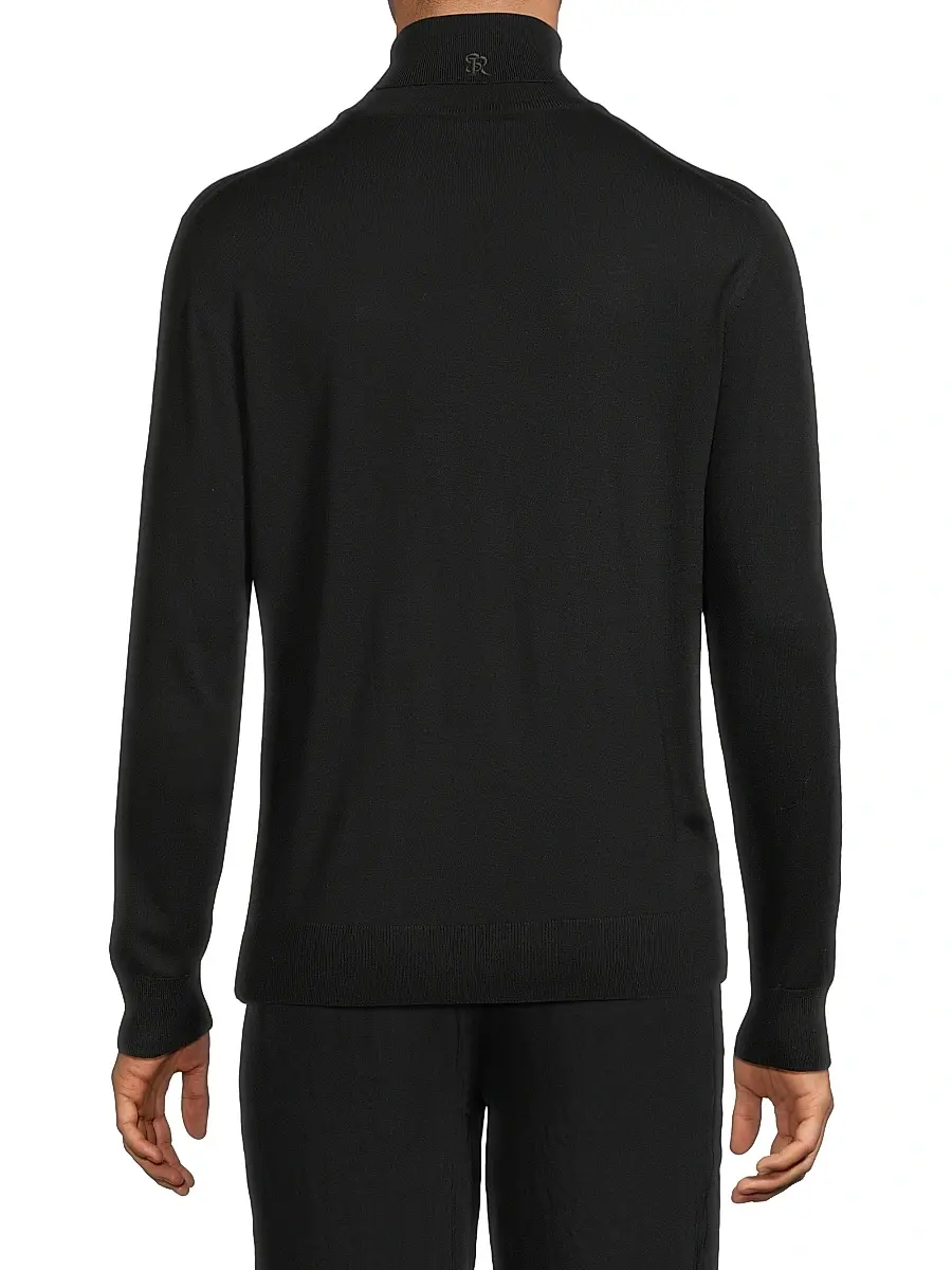 Stefano Ricci Men's Wool Turtleneck Sweater | Thumbnail 5 Stefano Ricci Men's Wool Turtleneck Sweater | Thumbnail 5