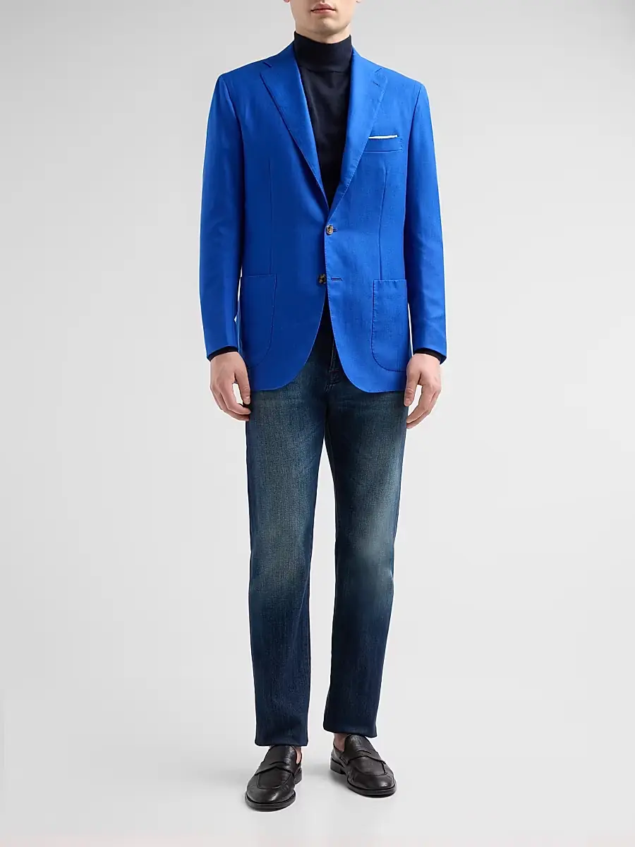 Kiton Men's Cashmere Sport Coat | Thumbnail 2