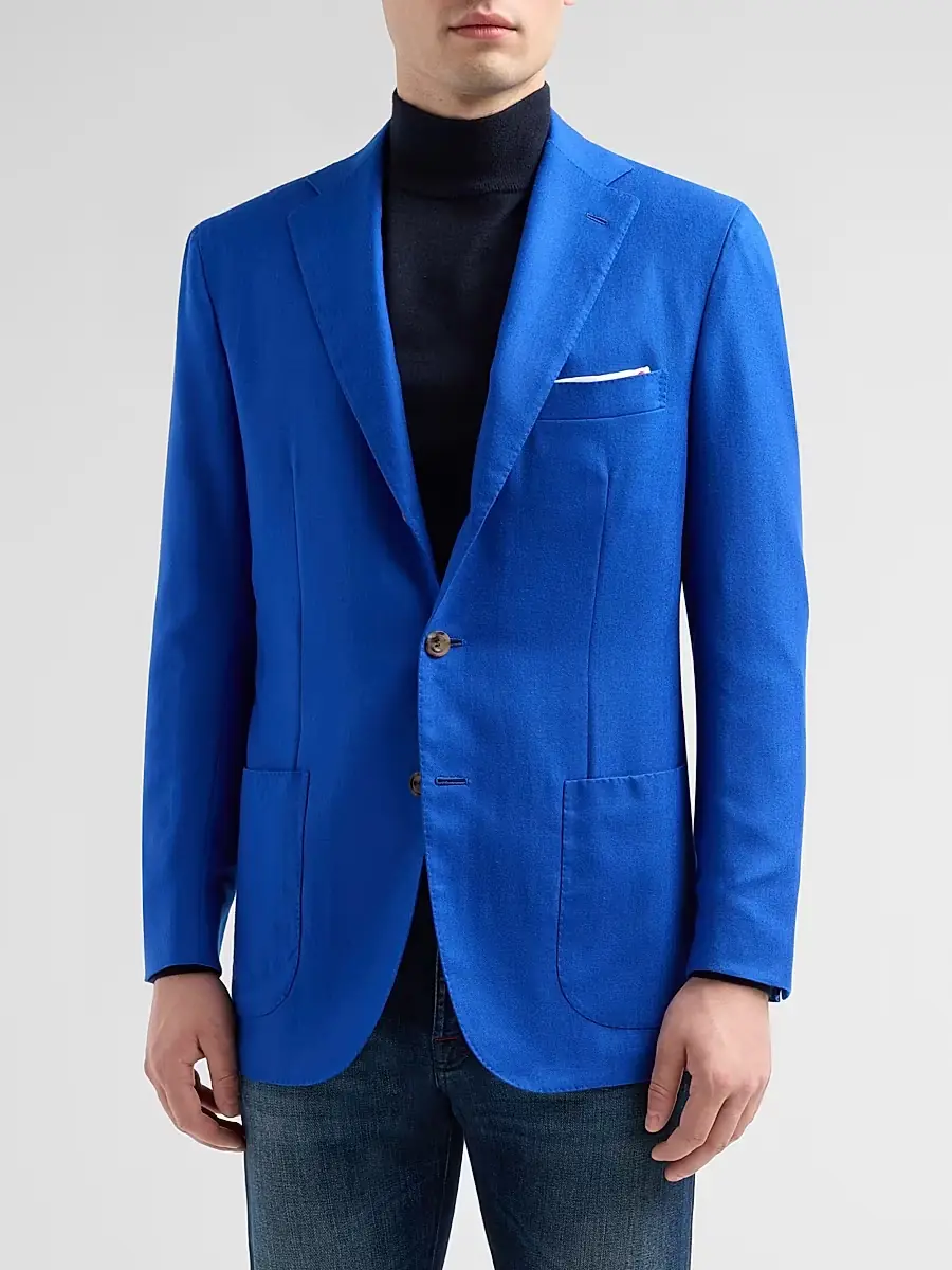 Kiton Men's Cashmere Sport Coat | Thumbnail 4