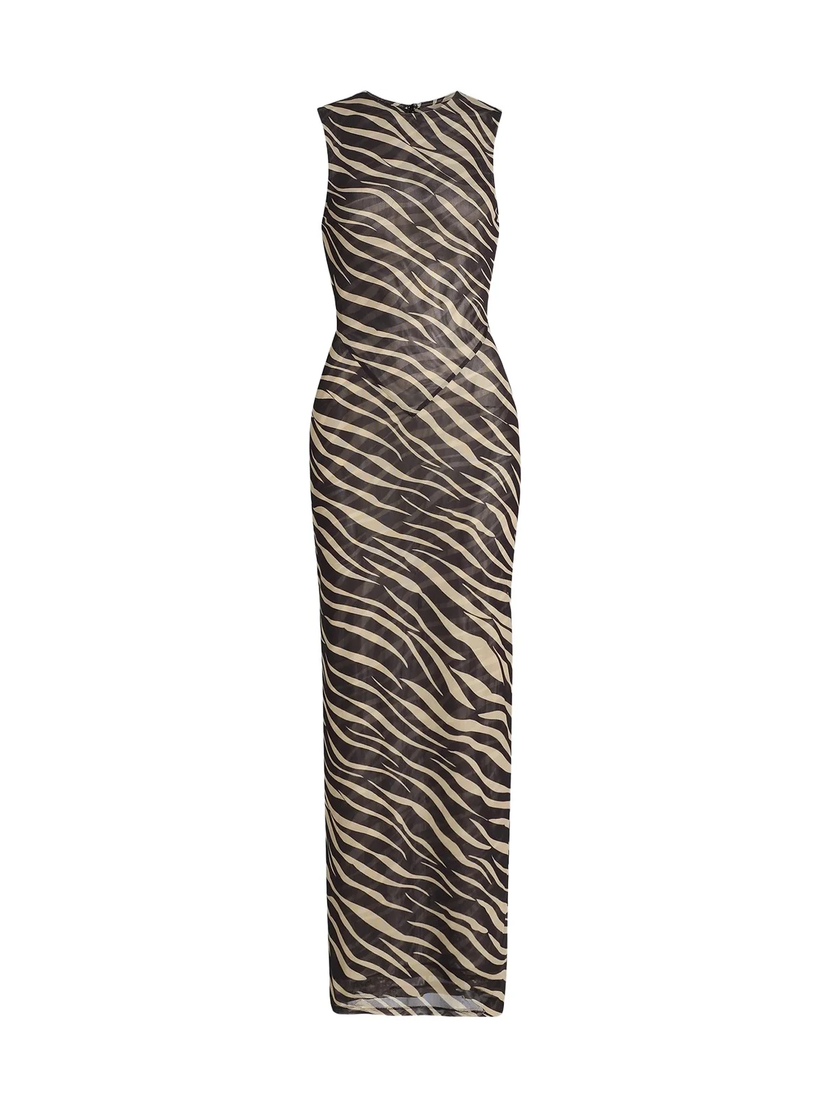 Ronny Kobo Women's Krisa Zebra Striped Column Maxi Dress