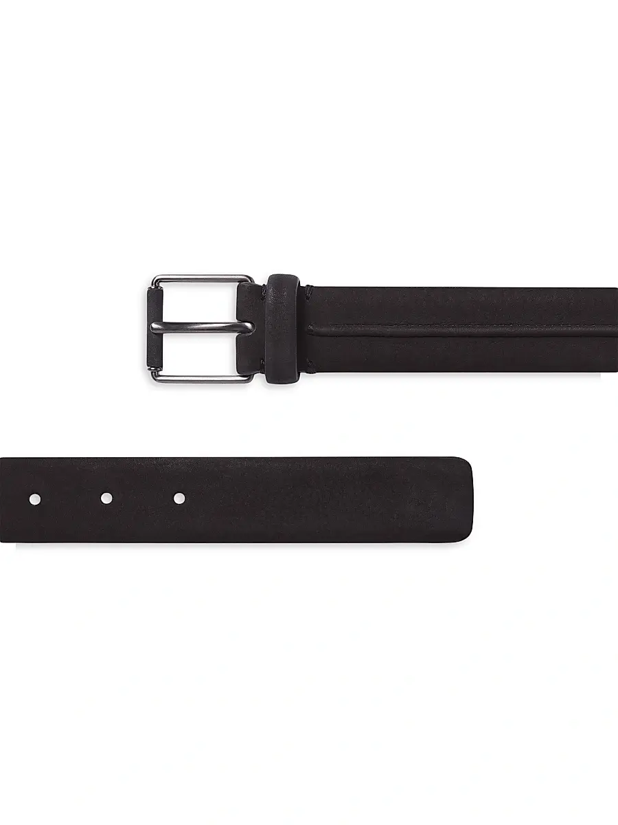 Zegna Men's Nubuck Belt | Thumbnail 3 Zegna Men's Nubuck Belt | Thumbnail 3