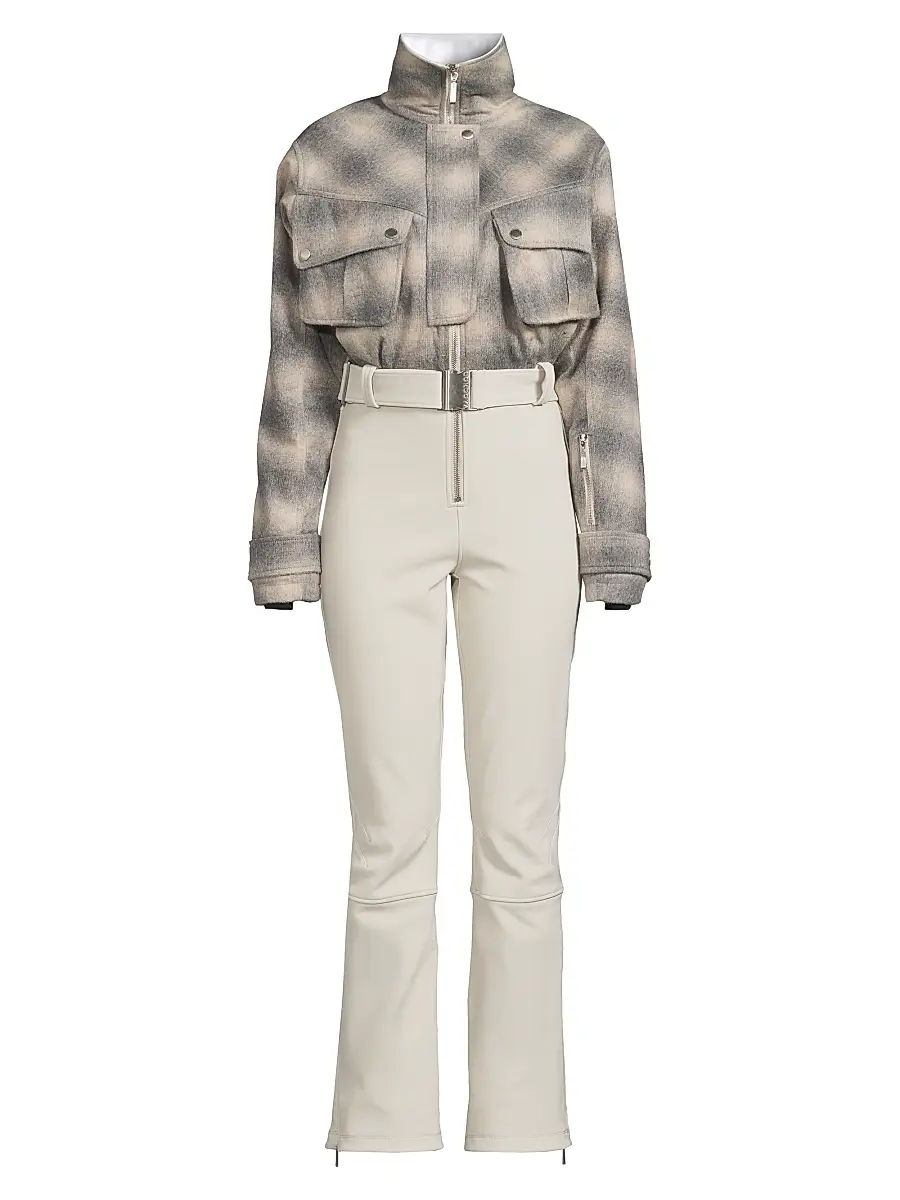 Cordova Women's Telluride Ski Suit - Plaid Smoke Stone | Image 1 Cordova Women's Telluride Ski Suit - Plaid Smoke Stone | Image 1