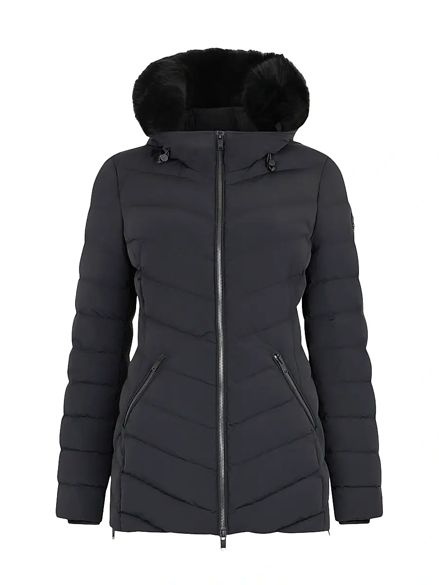Moose Knuckles Women's Roselawn 5 Down Jacket - Black - Size XL | Image 1 Moose Knuckles Women's Roselawn 5 Down Jacket - Black - Size XL | Image 1