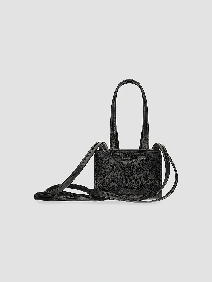 TELFAR Men's Small Pebble Leather Carry Bag | Thumbnail 3 TELFAR Men's Small Pebble Leather Carry Bag | Thumbnail 3
