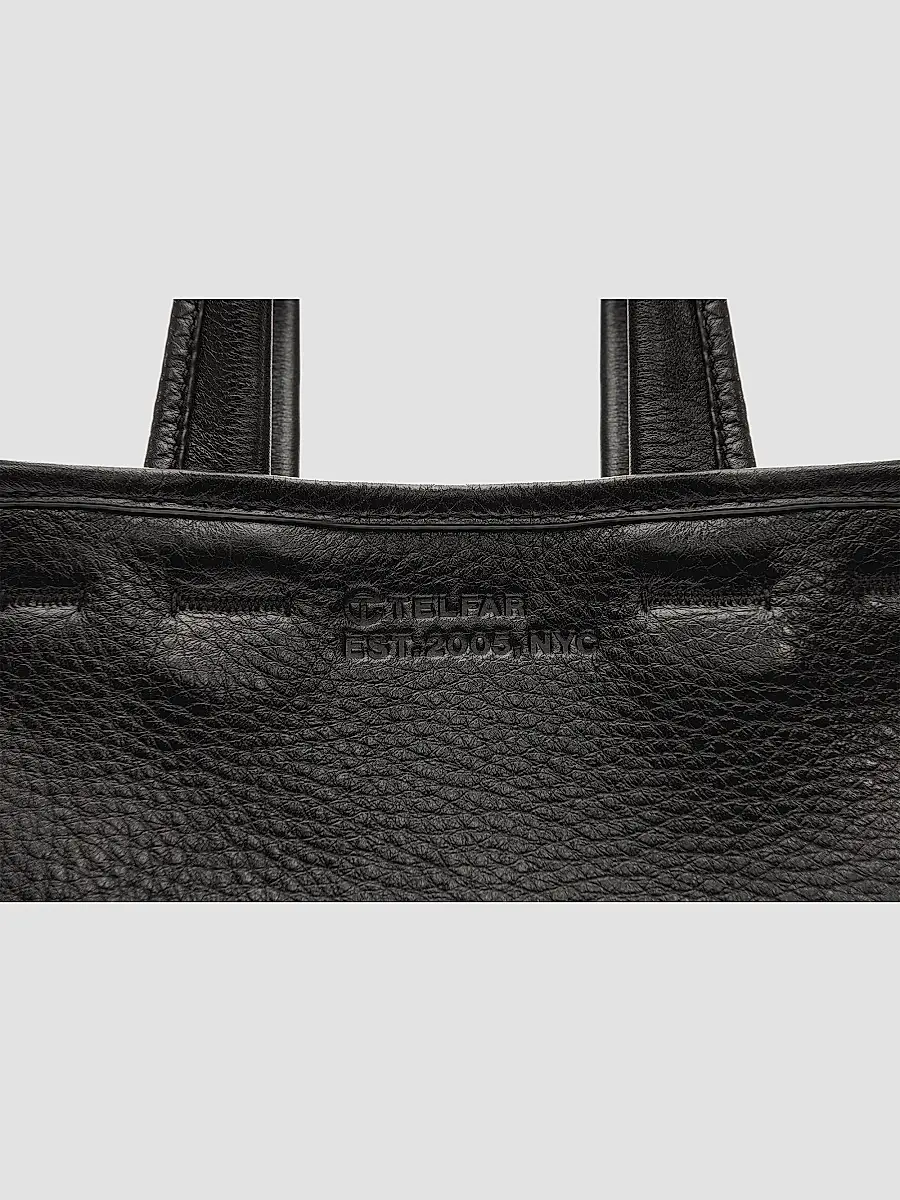 TELFAR Men's Small Pebble Leather Carry Bag | Thumbnail 9 TELFAR Men's Small Pebble Leather Carry Bag | Thumbnail 9