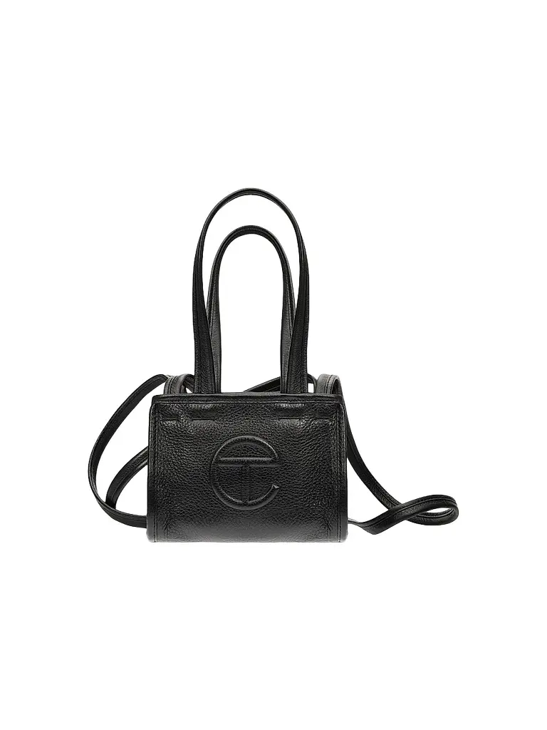 TELFAR Men's Small Pebble Leather Carry Bag