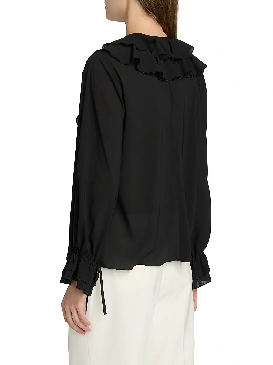 Toccin Women's Tobi Exaggerated Ruffle Blouse | Thumbnail 5 Toccin Women's Tobi Exaggerated Ruffle Blouse | Thumbnail 5