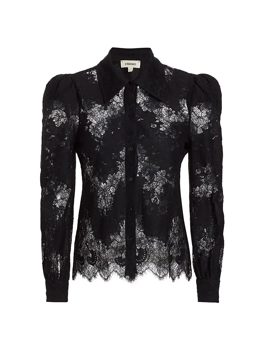 Women's Jenica Floral Lace Blouse Women's Jenica Floral Lace Blouse