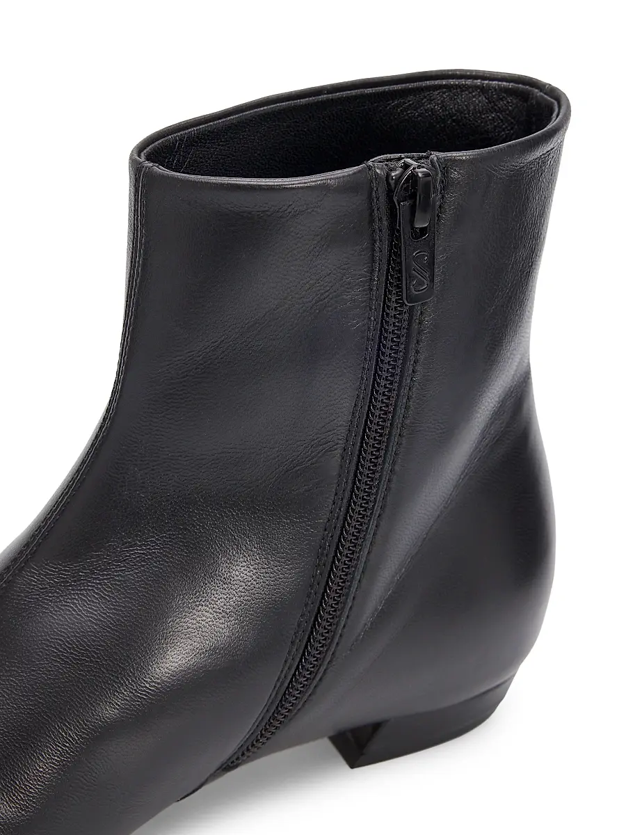 Proenza Schouler Women's Trap Flat Leather Ankle Boots | Thumbnail 5