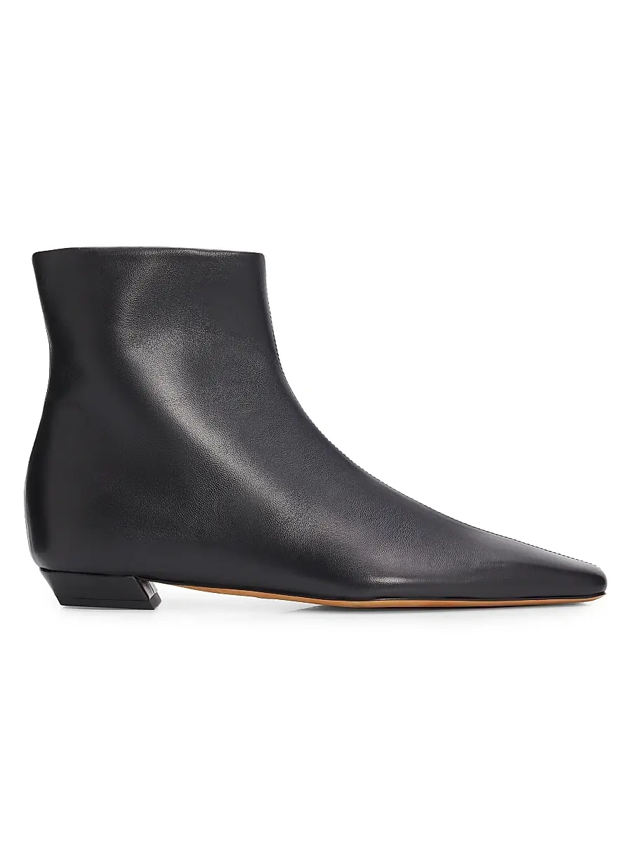 Proenza Schouler Women's Trap Flat Leather Ankle Boots - Black - Size 11 | Image 1 Proenza Schouler Women's Trap Flat Leather Ankle Boots - Black - Size 11 | Image 1
