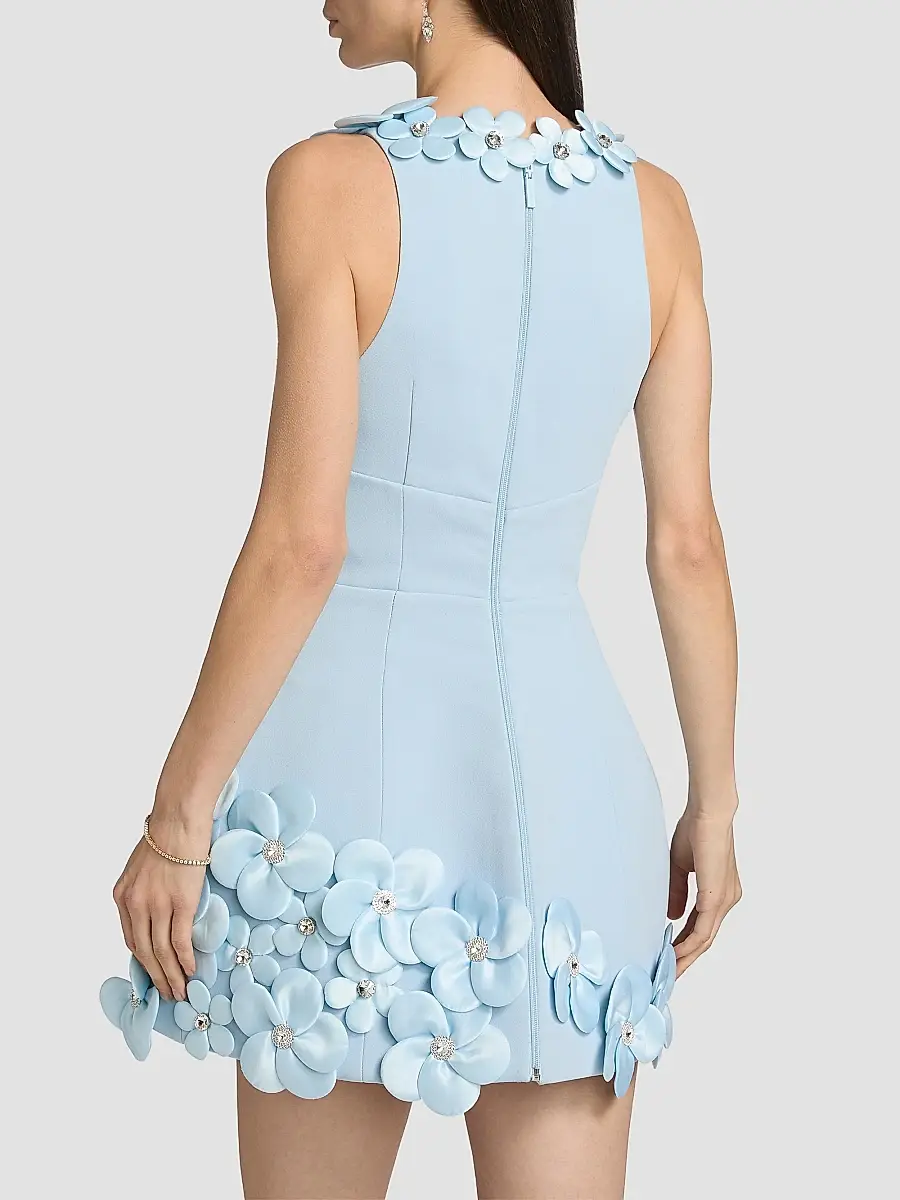 Bronx and Banco Women's Estelle Floral Appliqué Minidress | Thumbnail 5 Bronx and Banco Women's Estelle Floral Appliqué Minidress | Thumbnail 5