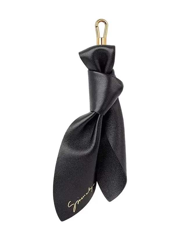 Women's Lucky Charms Bow Charm Bag in Nappa Leather - Black Women's Lucky Charms Bow Charm Bag in Nappa Leather - Black