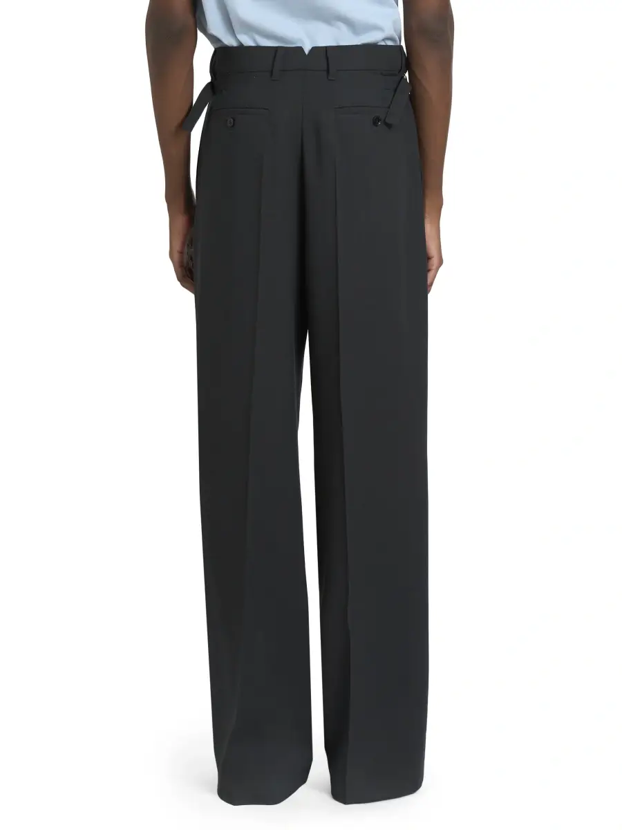 AMI PARIS Men's Wool Wide-Leg Trousers | Thumbnail 5 AMI PARIS Men's Wool Wide-Leg Trousers | Thumbnail 5