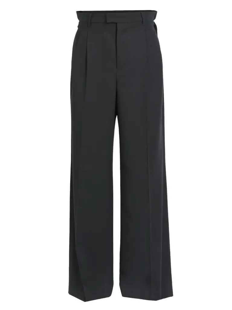 AMI PARIS Men's Wool Wide-Leg Trousers