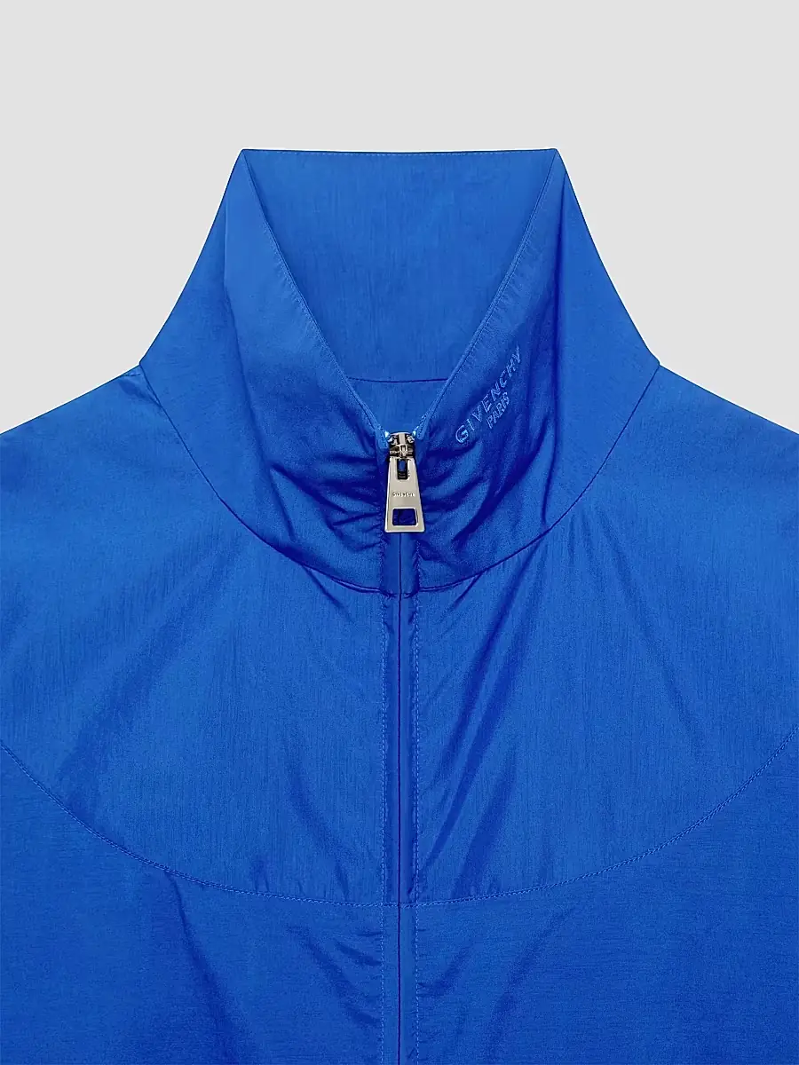 Givenchy Women's Blouson Jacket in Technical Cotton - Royal Blue | Thumbnail 5 Givenchy Women's Blouson Jacket in Technical Cotton - Royal Blue | Thumbnail 5