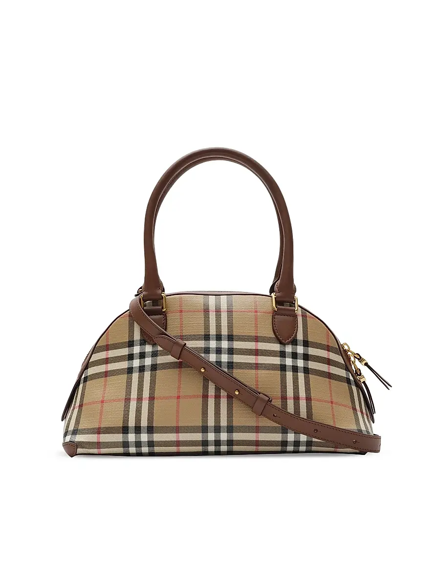 Burberry Women's Primrose Small Check Top Handle Bag | Thumbnail 3