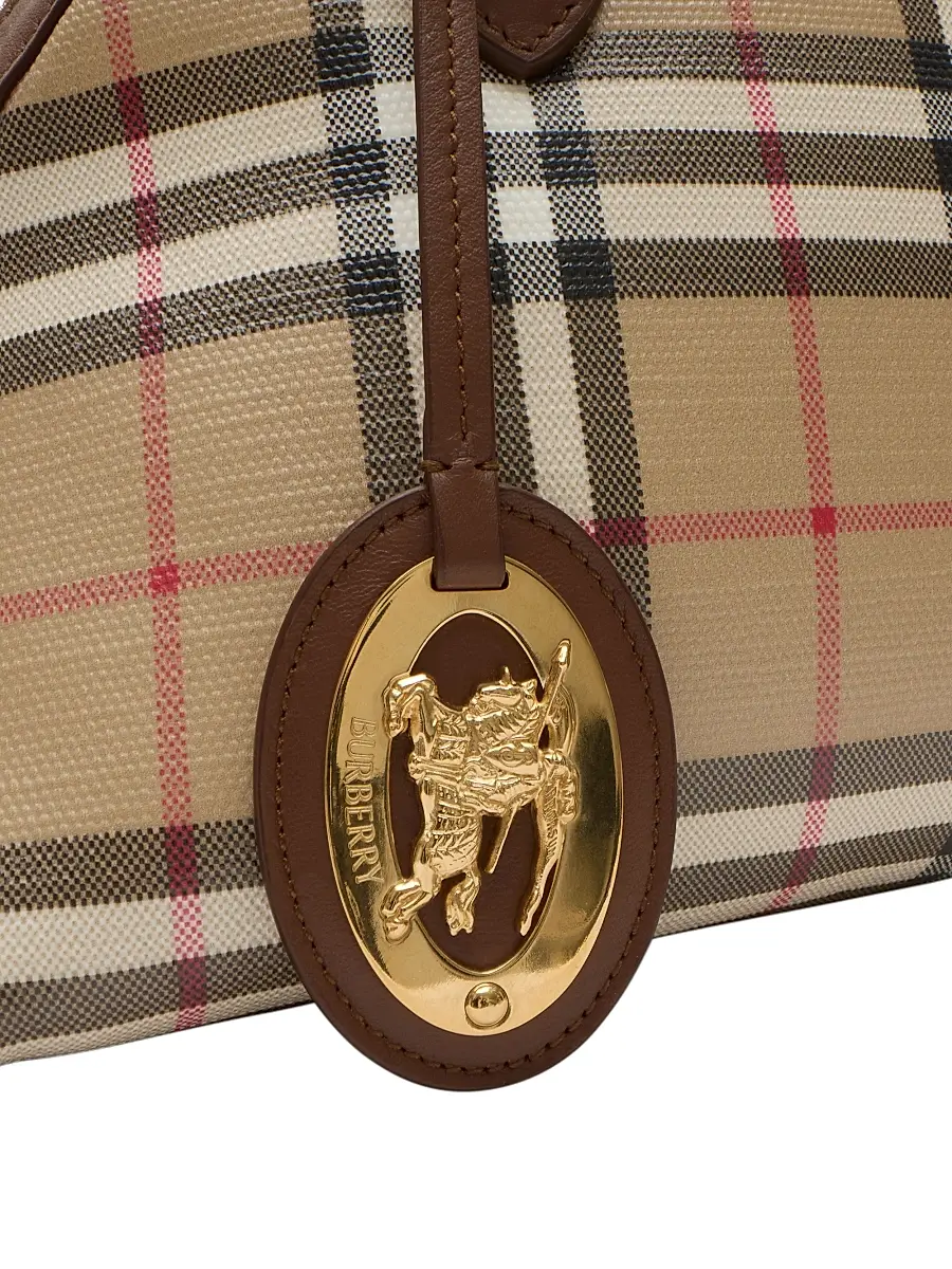 Burberry Women's Primrose Small Check Top Handle Bag | Thumbnail 4