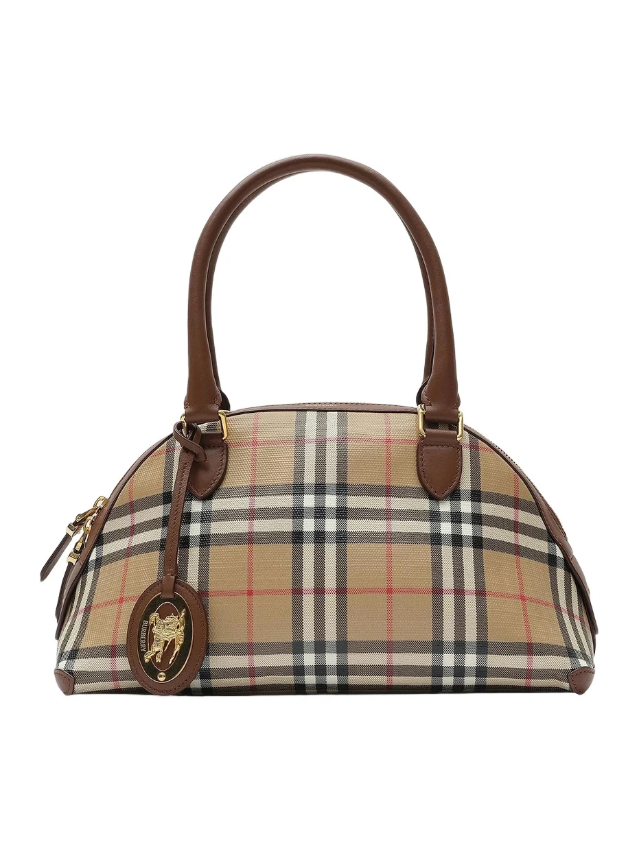 Burberry Women's Primrose Small Check Top Handle Bag
