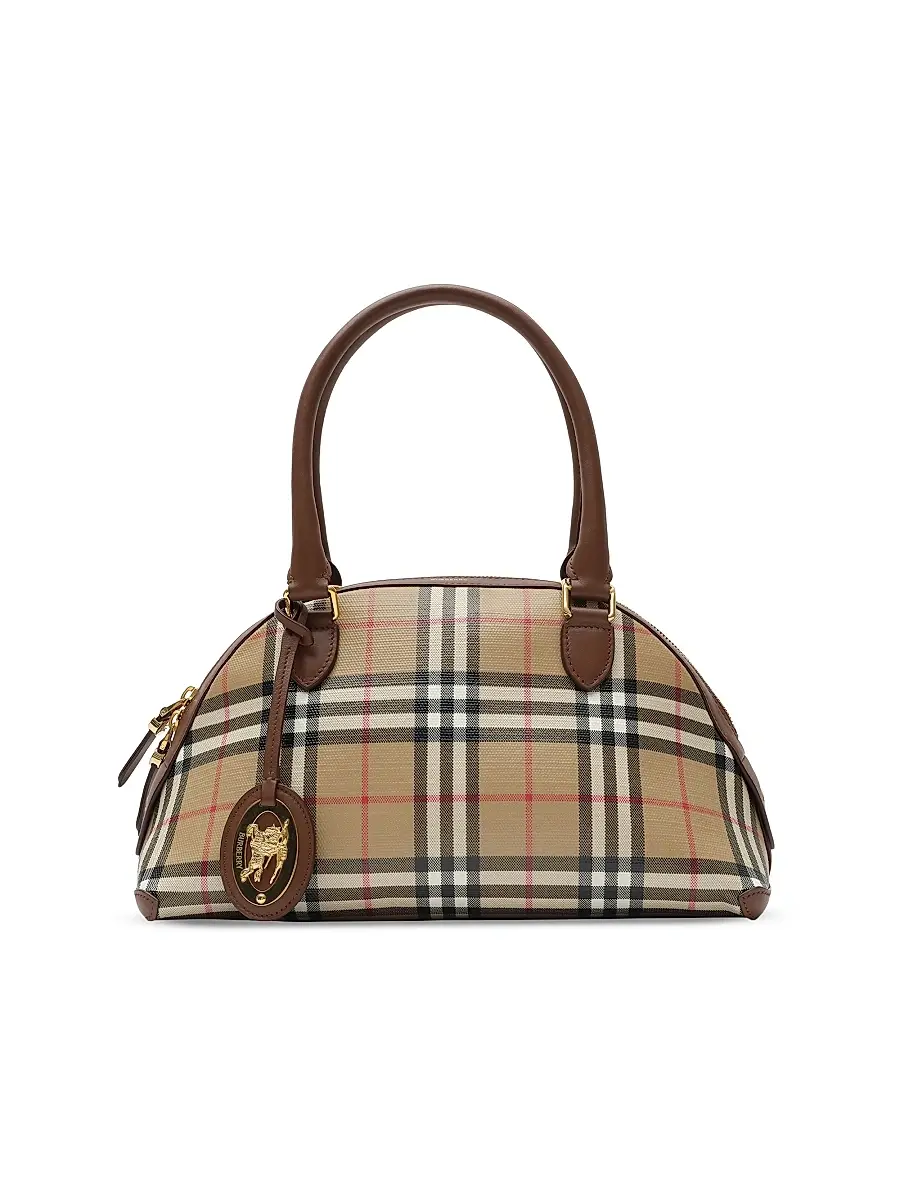 Burberry Women's Primrose Small Check Top Handle Bag | Image 1 Burberry Women's Primrose Small Check Top Handle Bag | Image 1
