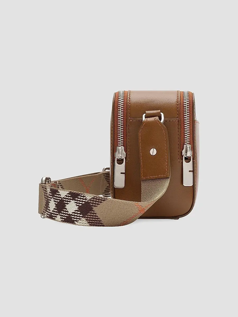 Burberry Men's Pop Check Mini Case Crossbody Bag | Thumbnail 2 Burberry Men's Pop Check Mini Case Crossbody Bag | Thumbnail 2