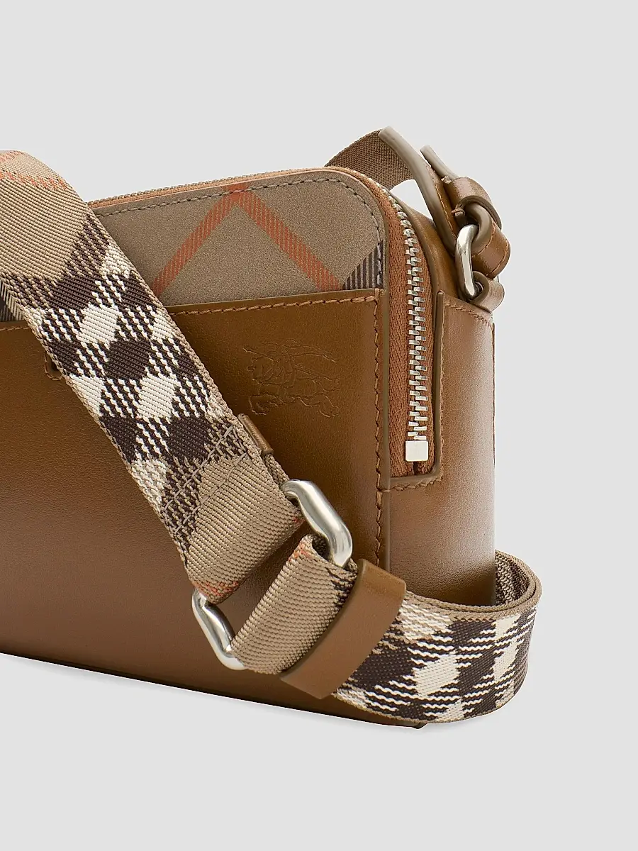 Burberry Men's Pop Check Mini Case Crossbody Bag | Thumbnail 4 Burberry Men's Pop Check Mini Case Crossbody Bag | Thumbnail 4