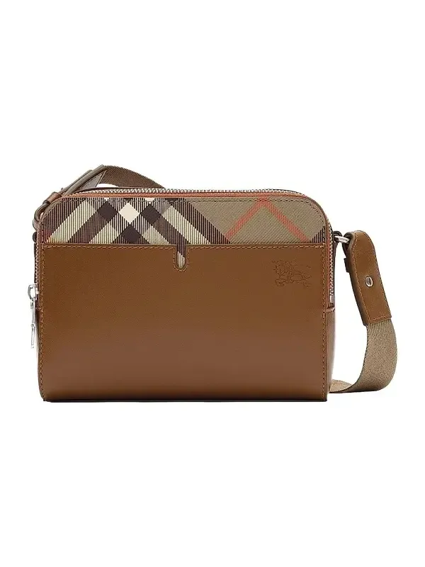 Men's Pop Check Mini Case Crossbody Bag