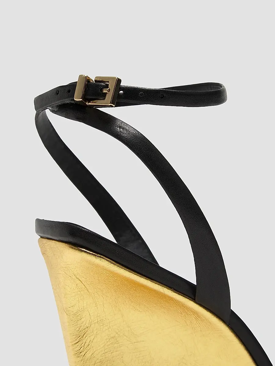 Schutz Women's Melanie 100MM Leather Wedge Sandals | Thumbnail 6 Schutz Women's Melanie 100MM Leather Wedge Sandals | Thumbnail 6