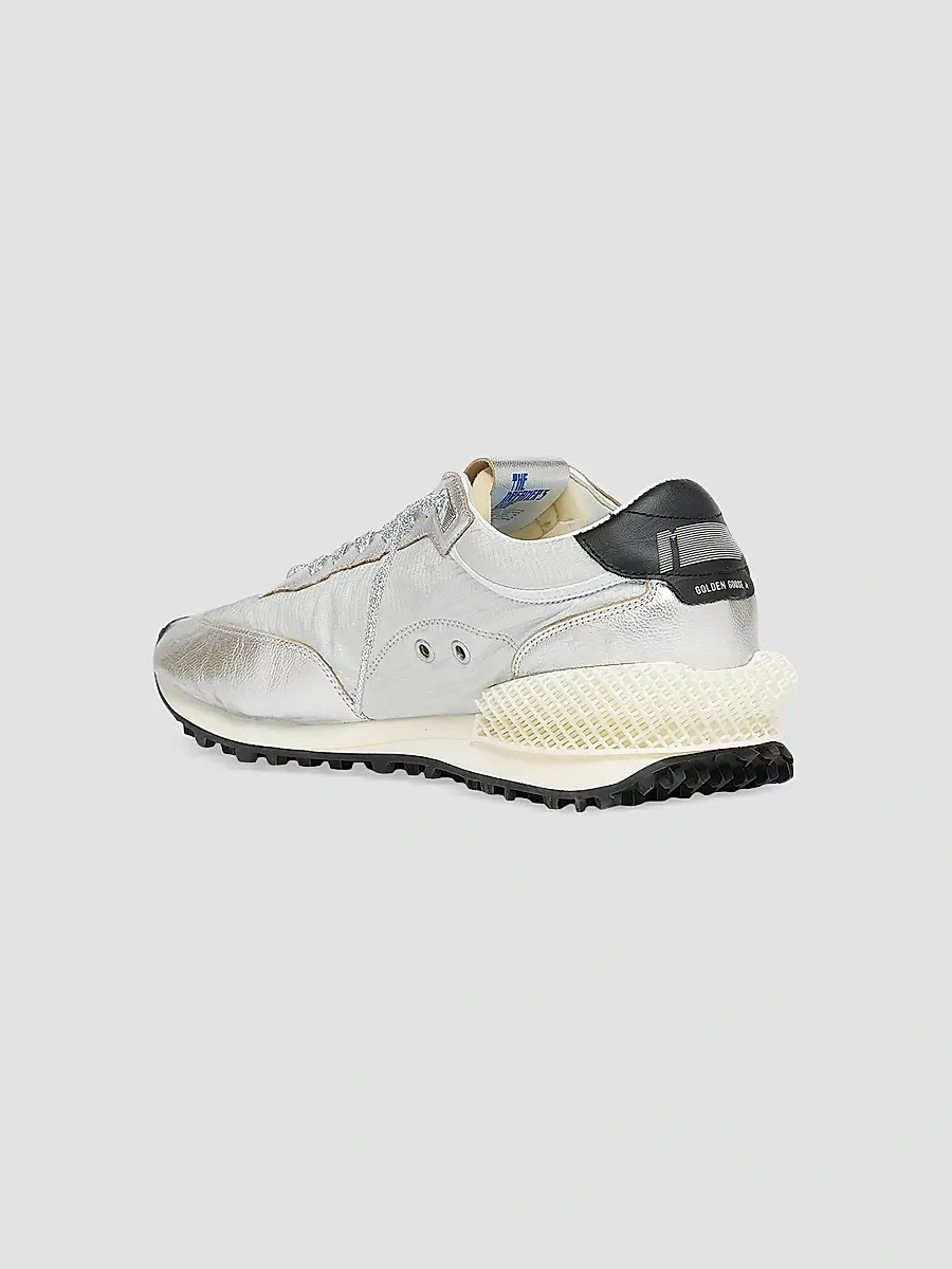 Golden Goose Men's Men's Marathon Nylon & Leather Low-Top Sneakers | Thumbnail 4 Golden Goose Men's Men's Marathon Nylon & Leather Low-Top Sneakers | Thumbnail 4