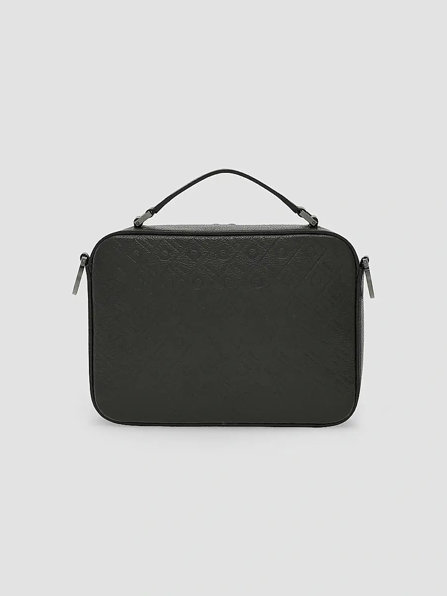 Ferragamo Men's Embossed Leather Shoulder Bag | Thumbnail 5 Ferragamo Men's Embossed Leather Shoulder Bag | Thumbnail 5