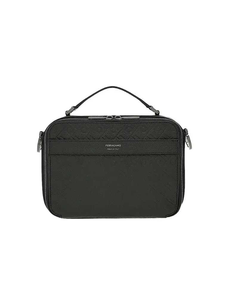Men's Embossed Leather Shoulder Bag Men's Embossed Leather Shoulder Bag