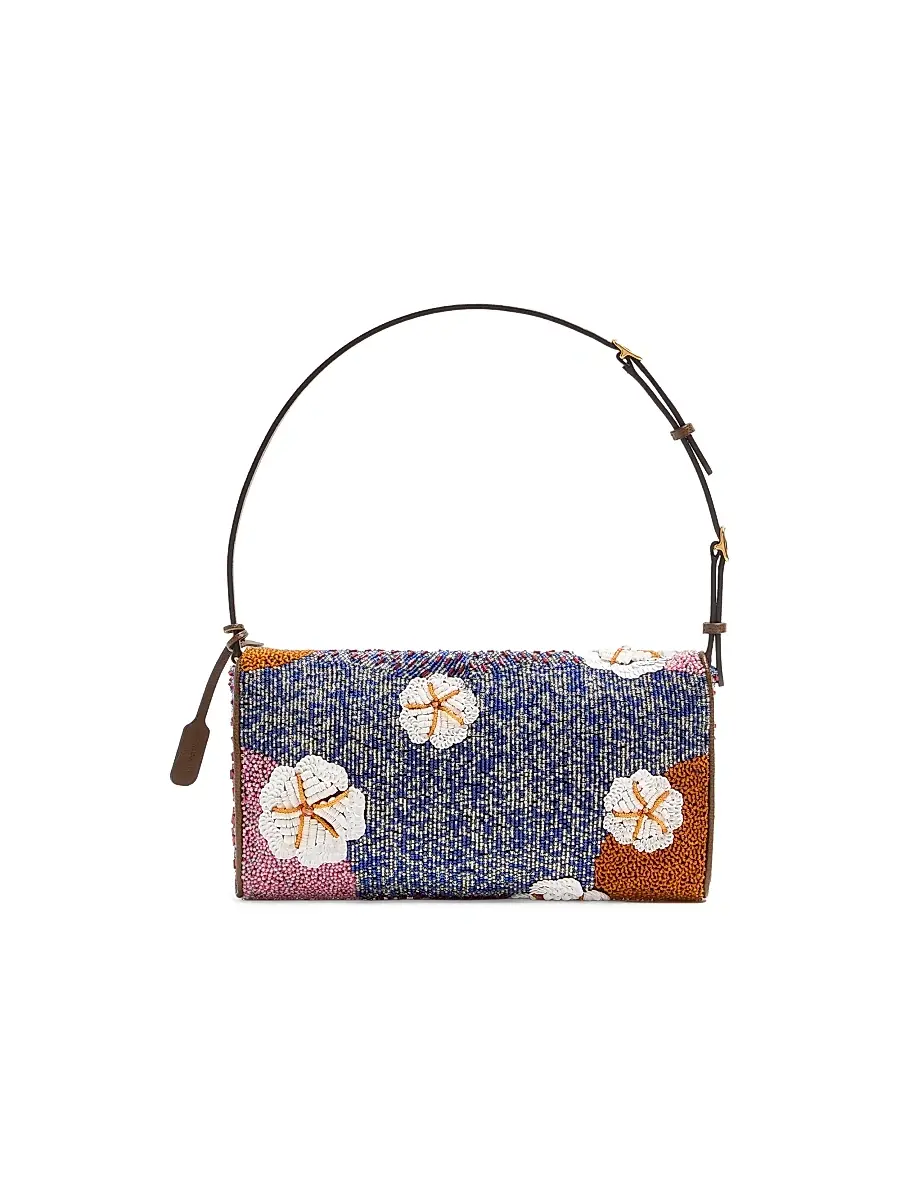 Valentino Garavani Women's Devain Small Embroidered Shoulder Bag | Thumbnail 2