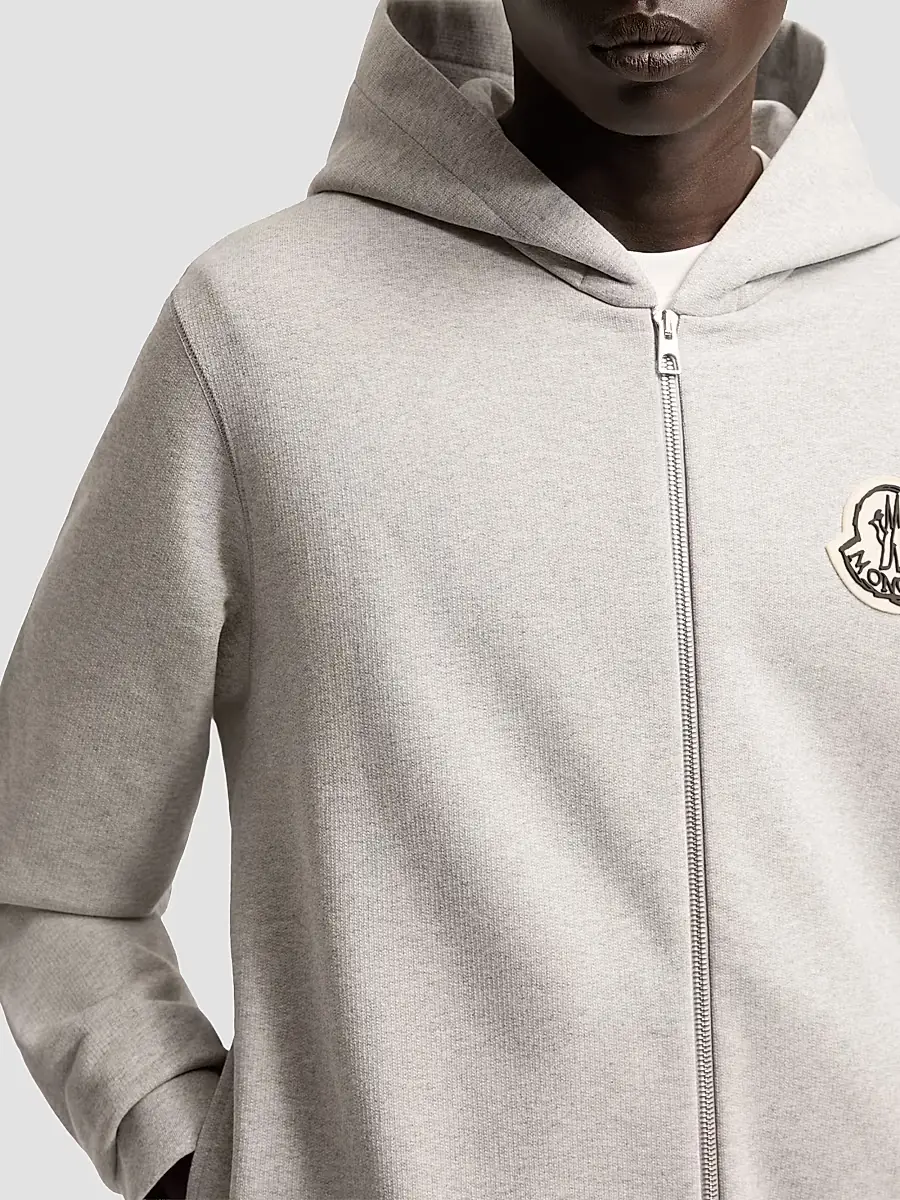 Moncler Men's Hoodie in Cotton | Thumbnail 4 Moncler Men's Hoodie in Cotton | Thumbnail 4