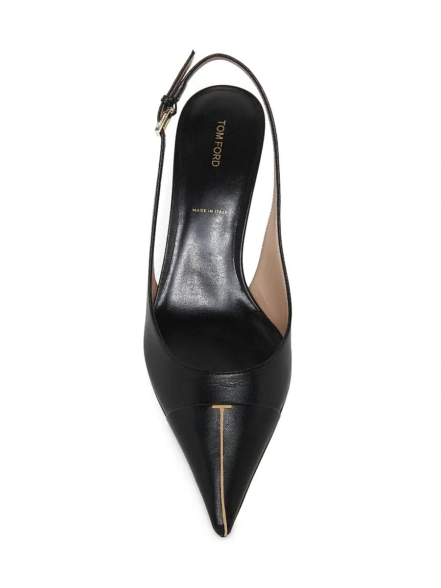 Tom Ford Women's 55MM Leather Slingback Pumps | Thumbnail 4 Tom Ford Women's 55MM Leather Slingback Pumps | Thumbnail 4