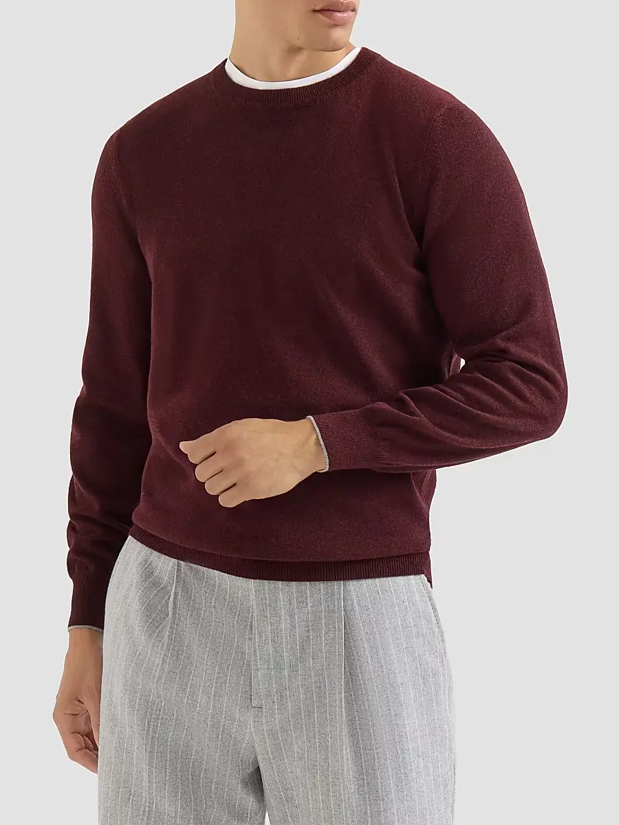Brunello Cucinelli Men's Cashmere Sweater | Thumbnail 2