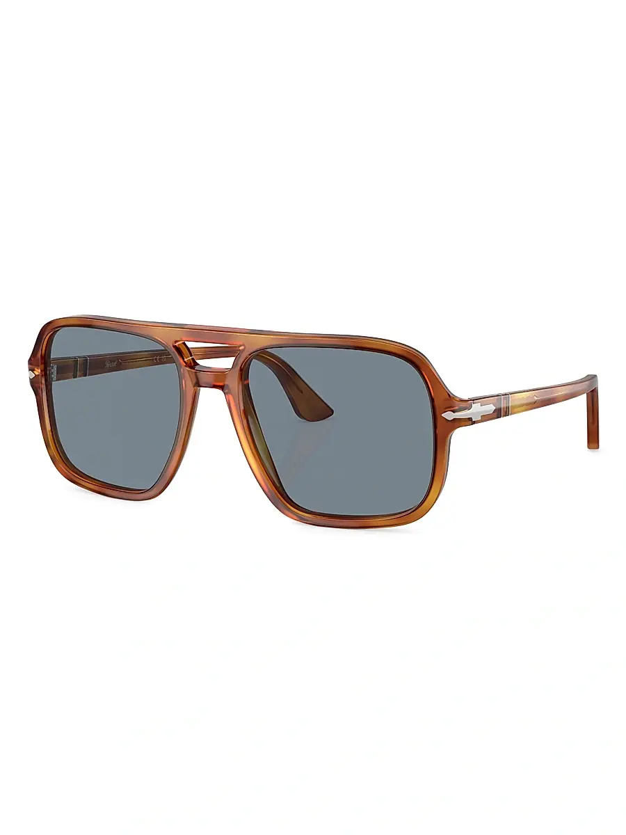 PERSOL Men's 58MM Aviator Sunglasses | Thumbnail 2 PERSOL Men's 58MM Aviator Sunglasses | Thumbnail 2