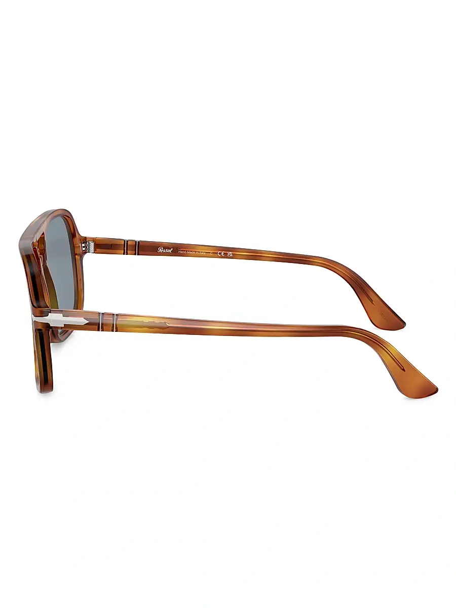 PERSOL Men's 58MM Aviator Sunglasses | Thumbnail 3 PERSOL Men's 58MM Aviator Sunglasses | Thumbnail 3