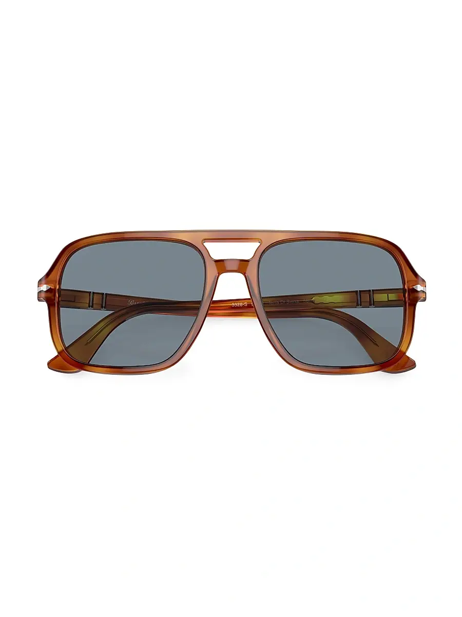 PERSOL Men's 58MM Aviator Sunglasses | Thumbnail 5 PERSOL Men's 58MM Aviator Sunglasses | Thumbnail 5